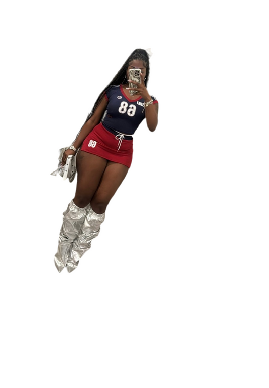 Jersey skort set