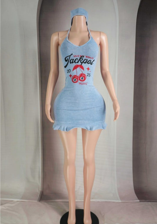 Jackpot Ruffle Dress
